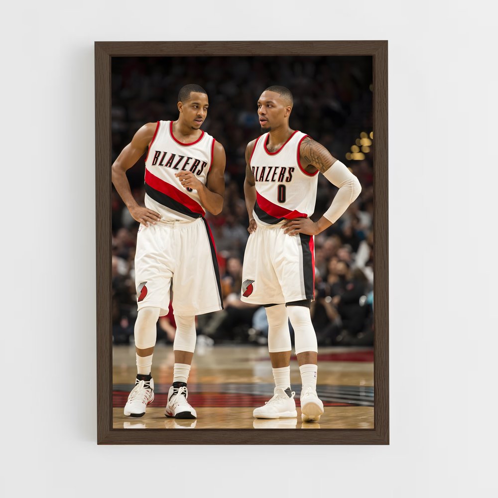 Poster Duel sur le Terrain – affiche Basketball (vue 5)